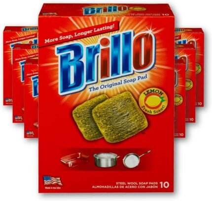 brillo steel wool soap pads lemon image