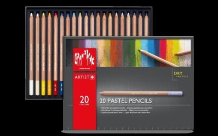 caran d ache pastel pencil set 20 colors pack