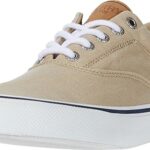 sperry mens striper ii cvo core sneakers salt washed chino 10m image