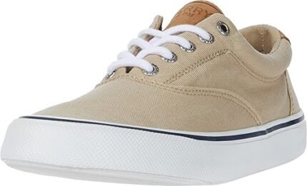 sperry mens striper ii cvo core sneakers salt washed chino 10m image