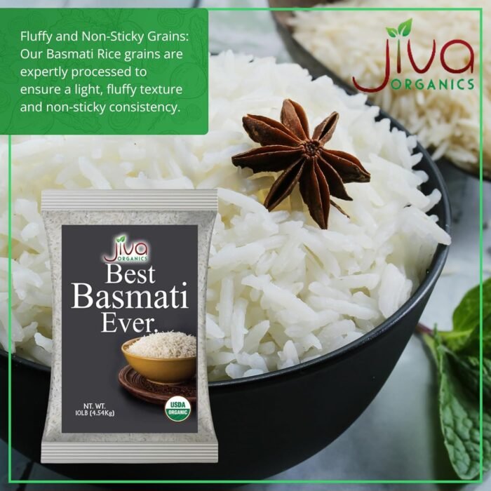 java organics basmati rice 10lb bag image