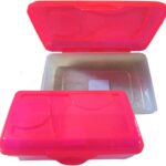sterilite pink pencil case box image