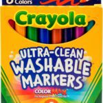 crayola ultra clean washable markers 8 bold colors pack