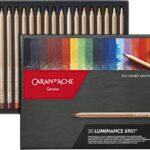 caran d ache luminance colored pencil set 20 colors image