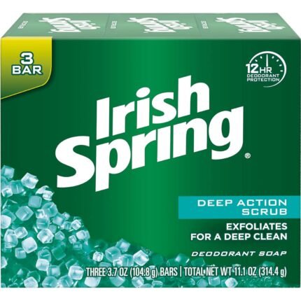 irish spring deodorant soap deep action scrub image