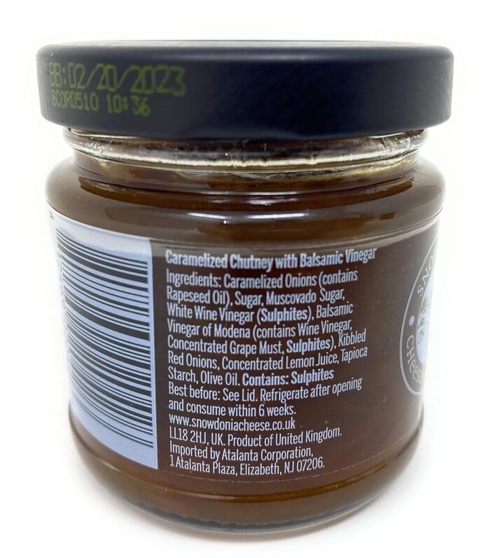 snowdonia balsamic carmelised onion chutney image