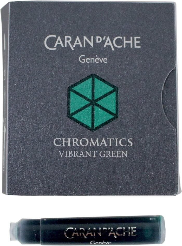 caran d ache ink cartridges vibrant green image