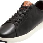 cole haan grandpro tennis sneaker black british tan 10 w