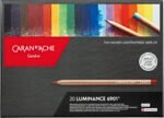 caran d ache luminance colored pencil set 20 colors image