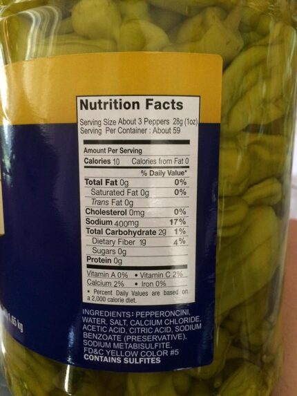 del destino pepperoncini 1 gallon image