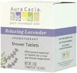 aura cacia shower tablets relaxing lavender pack image