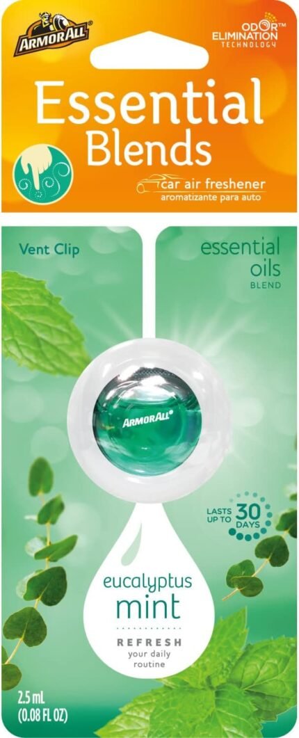 armor all air freshening vent clip euxalyptus mint image