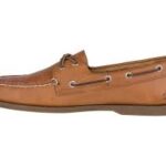 Sperry A/O 2-Eye Leather Boat Shoes, Sahara, 11
