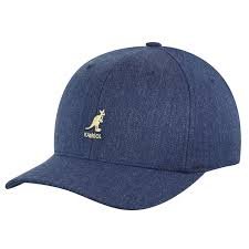 Kangol Wool Flexfit Baseball Hat, Denim, Small