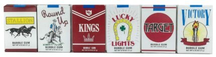 world confections bubble gum cigaretters image