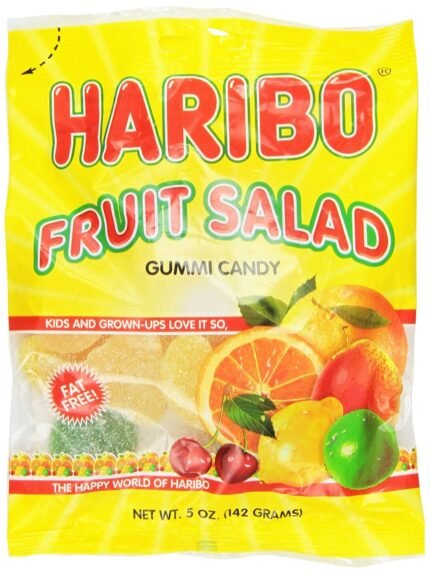 haribo fruit salad gummi candy image