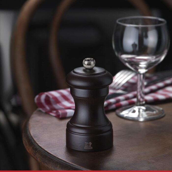 peugeot bistro salt & pepper mill chocolate and natural image