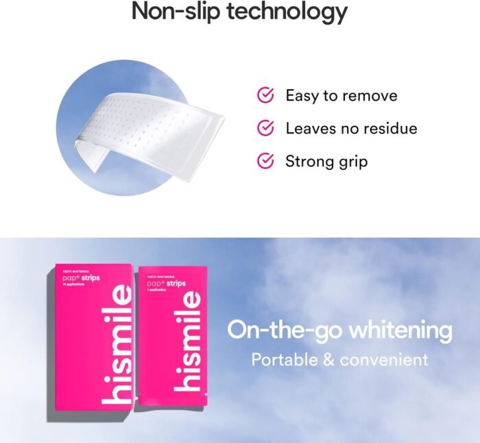 Hismile teeth whitening stripes