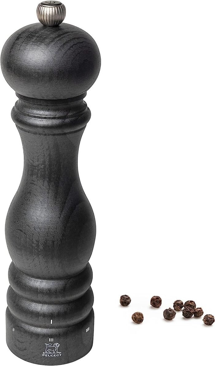peugeot paris u select manual pepper mill beechwood graphite finish image