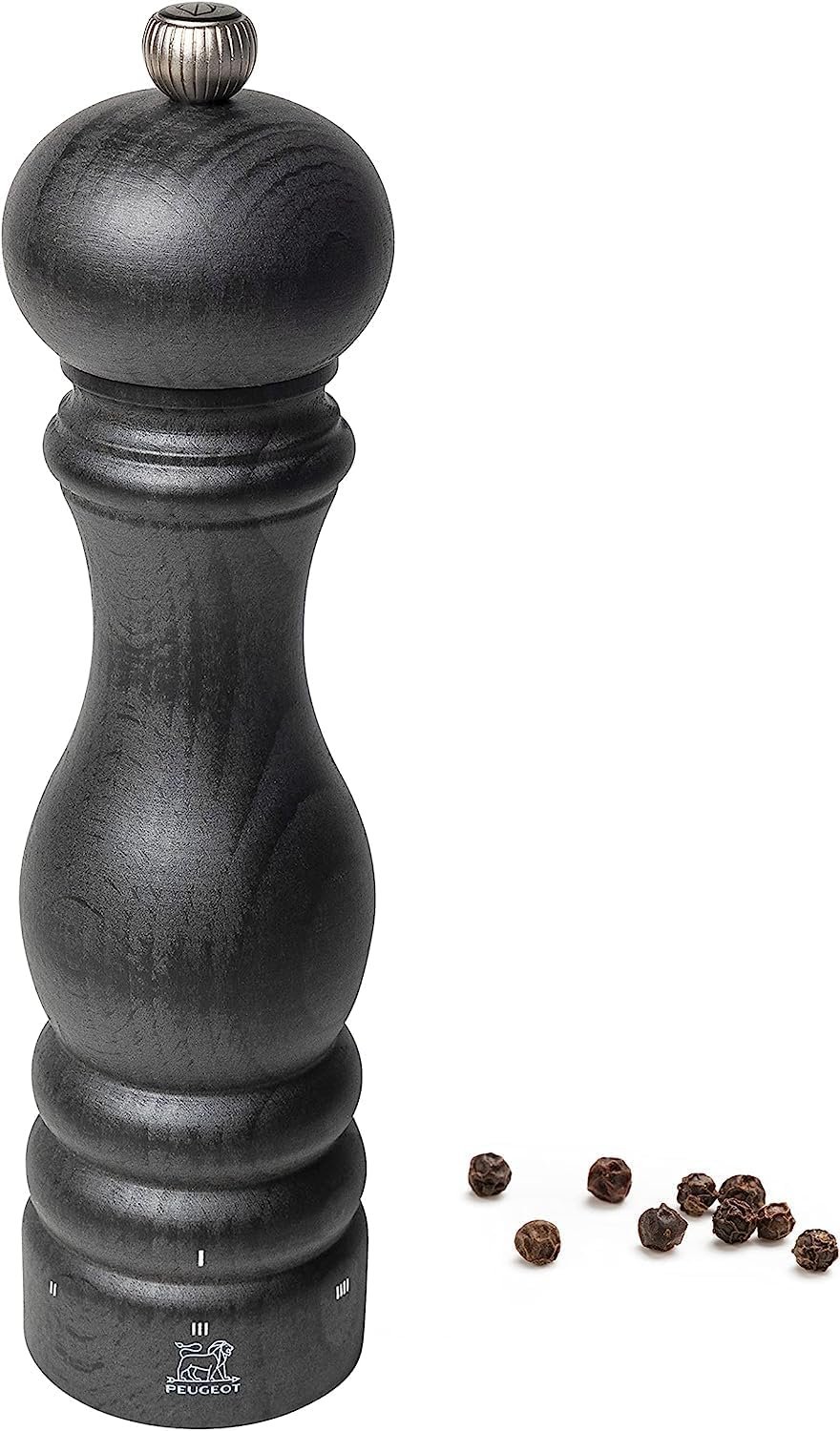 peugeot paris u select manual pepper mill beechwood graphite finish image