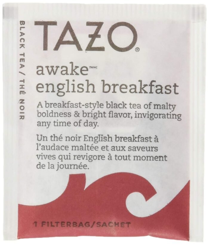 tazo aeake english breakfast tea 24 tea bags image