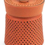 peugeot bali fonte cast iron pepper mill orange image
