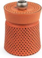 peugeot bali fonte cast iron pepper mill orange image
