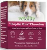 vetality stop the runs chewables for dogs image