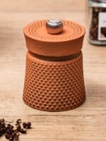 peugeot bali fonte cast iron pepper mill orange image
