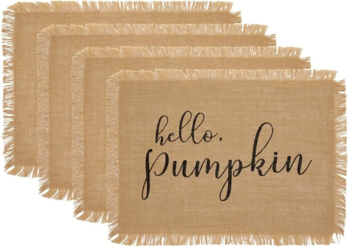 elrene hello pumpkin placemat set image