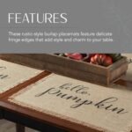 elrene hello pumpkin placemat set image