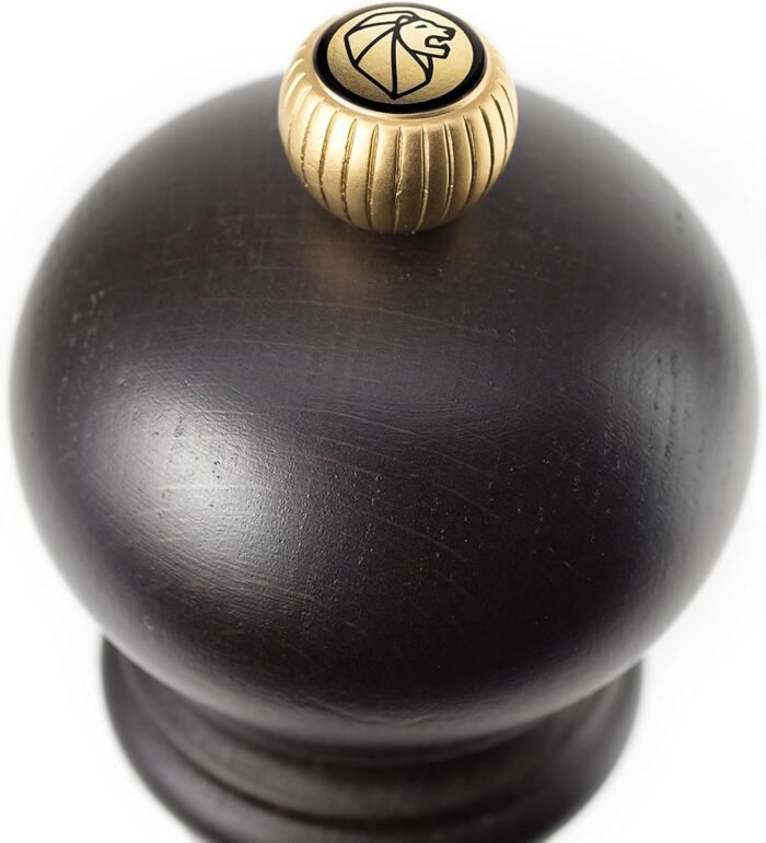 peugeot paris u select 5 inch pepper mill chocolate top view image