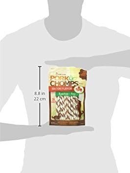 scott pet pork chomps bacon twists mini 2 pack image