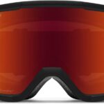 smith squad goggles black chromapop sun red mirror