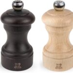peugeot bistro salt & pepper mill chocolate and natural image