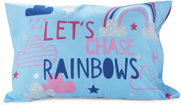 lets chase rainbows 4 piece toddler bedding set image