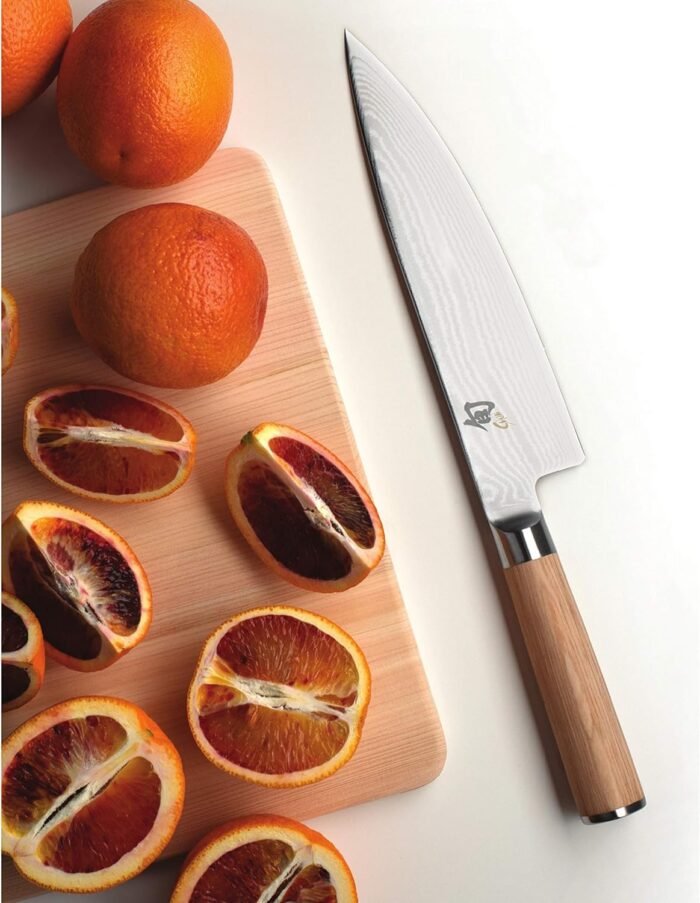 shun cutlery chef knife blonde 8