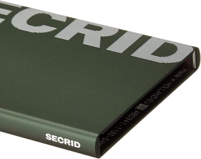 secrid slim rfid card protector wallet green image