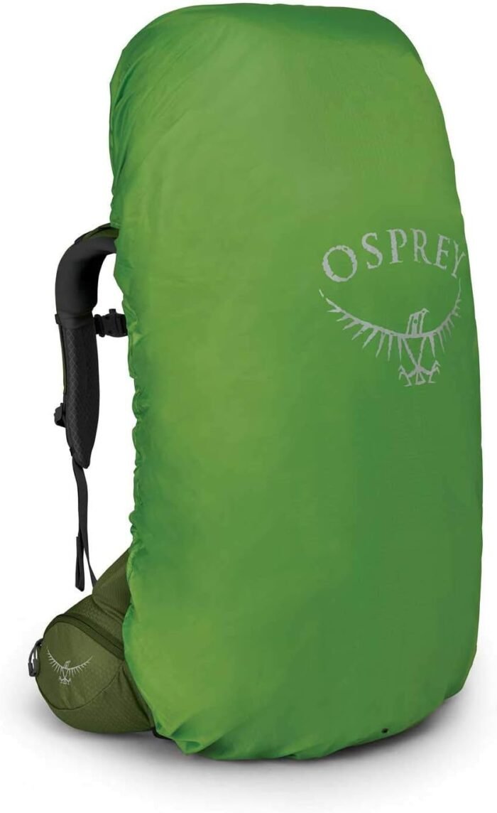 osprey aether 55l men's black backpack image