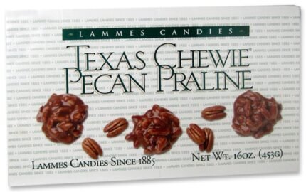 Lammes Candies Texas Chewie Pecan Pralines, 16 Oz