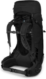 osprey aether 55l men's black backpack image