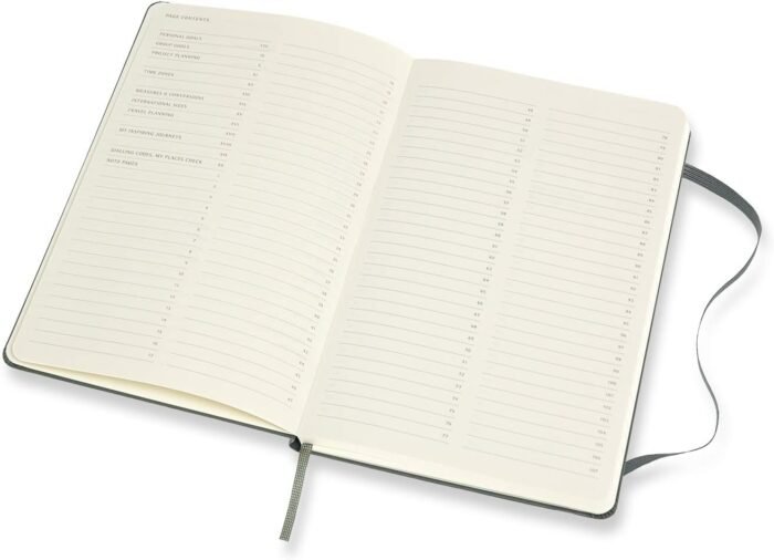 moleskine pro hard cover notebook large forest green 240 pages image