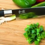 kai wasabi 8 chef's balck knife image