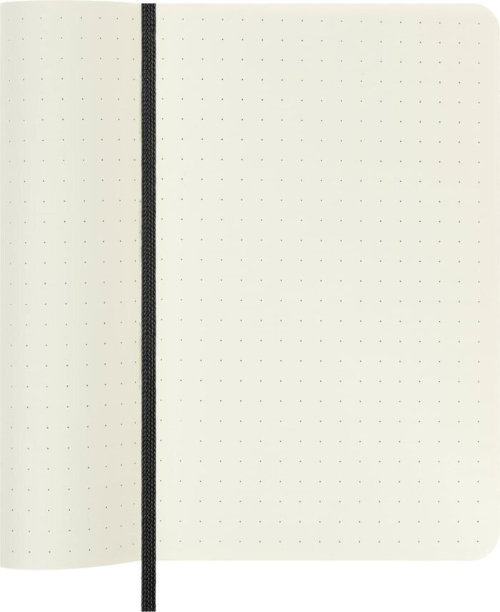 moleskine classic pocket dotted notebook soft cover black image