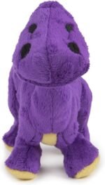 go dog bruto plush dog toys small purple image
