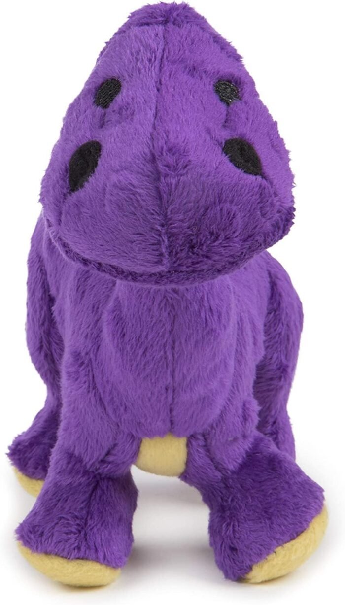 go dog bruto plush dog toys small purple image