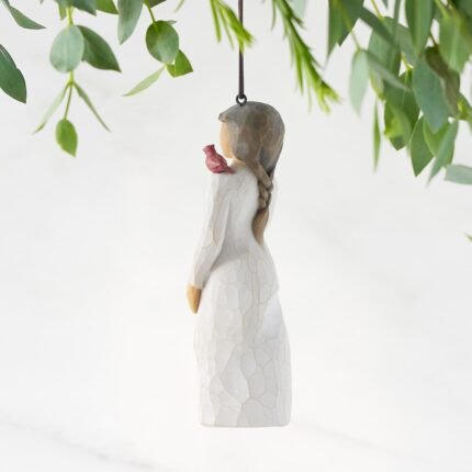 willow tree messenger ornament red cardinal image