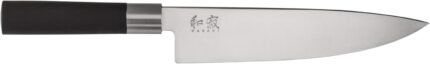kai wasabi 8 chef's balck knife image