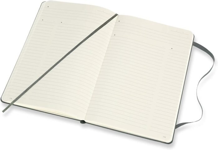 moleskine pro hard cover notebook large forest green 240 pages image