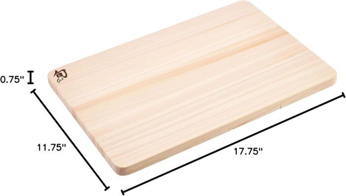 shun hinoki cutting board japanese wood image